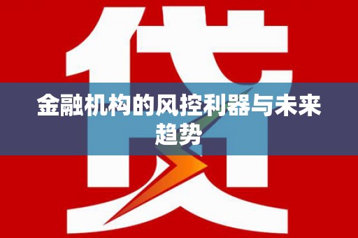 瓜州金融机构的风控利器与未来趋势