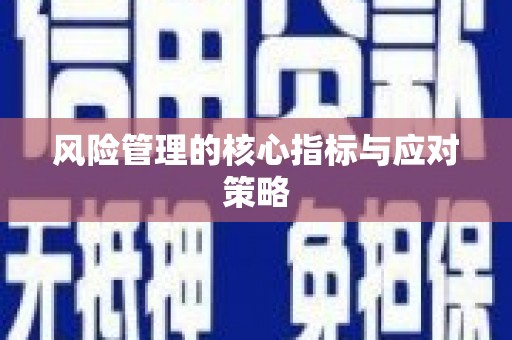 瓜州风险管理的核心指标与应对策略