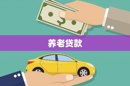 瓜州养老贷款