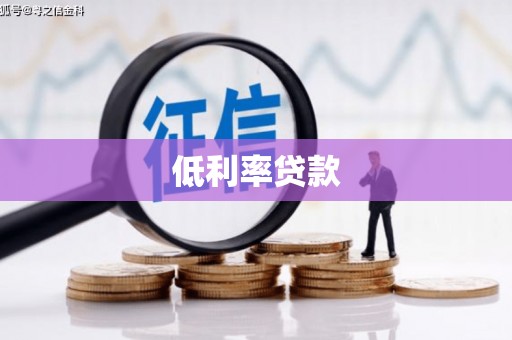 瓜州低利率贷款